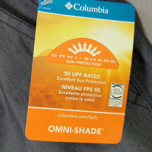 Columbia Pants Womens 14 Blue Active Fit Straight Leg Omni Shade New - Picture 3 of 8